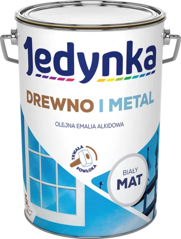 Alkydemalje Jedynka træ og metal snow mat 5 l