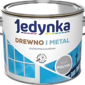 Alkydemalje Jedynka Træ og Stål grå blank 2,5 l