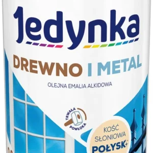 Alkydemalje Jedynka Træ og Stål elfenbensglans 0,9 l