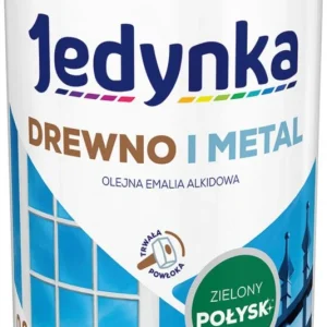 Alkydemalje Jedynka Træ og Stål grøn blank 0,9 l