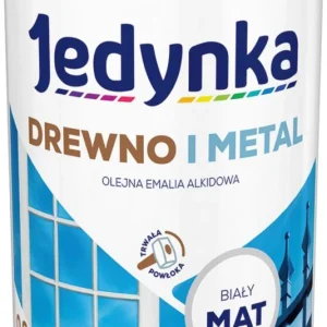 Alkydemalje Jedynka træ og stål hvid mat 0,9 l