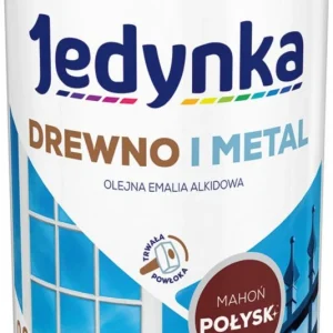 Alkydemalje Jedynka træ og stål mahogni blank 0,9 l