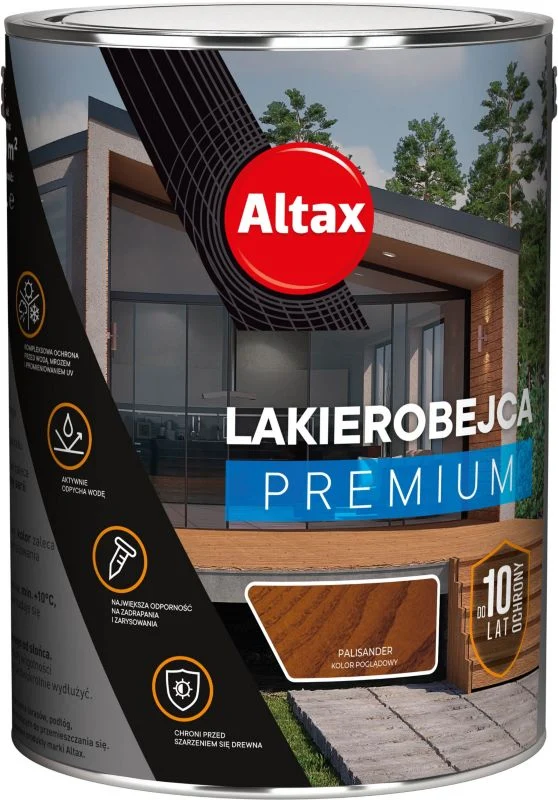Altax lakbejdse 10 års beskyttelse palisander 5 l