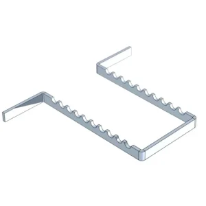 Aluminium Instrumentindlæg 18 x 14 cm