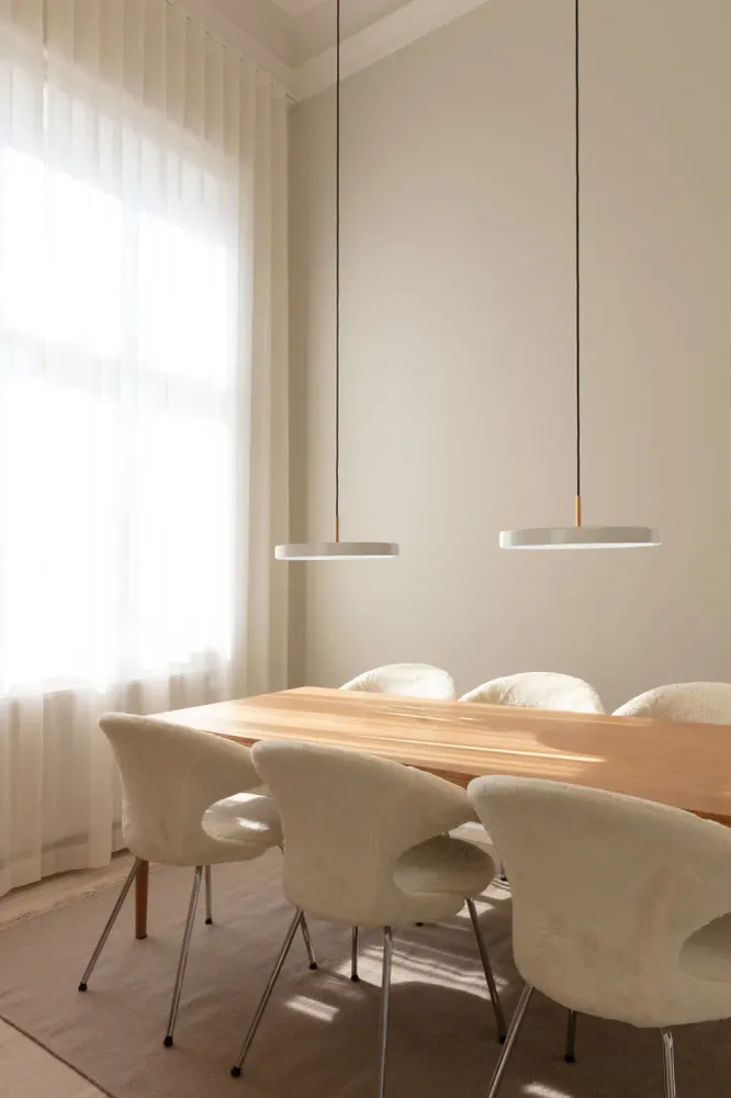 Asteria Plus Medium Ø43 Pearl White LED pendel