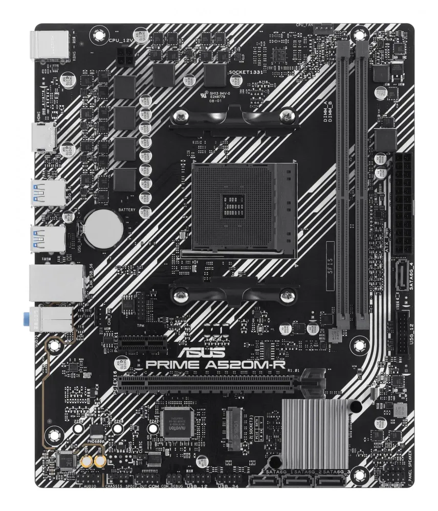 ASUS PRIME A520M-R Micro-ATX Socket AM4 AMD A520