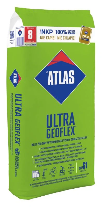 Atlas Geoflex Ultra fliseklæb 22,5 kg