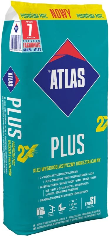 Atlas Plus nyt fliseklæb 20 kg - 20V