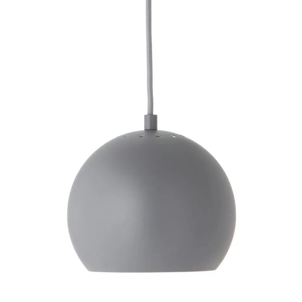 Ball Pendel Mat Vivid Grå Work Light