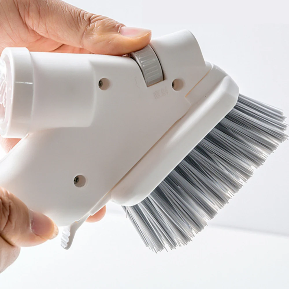 Bathroom Tile Scrubber | Ergonomic Design Soap Dispenser