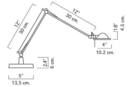 Berenice Bord D12PI Luce Plan Sort