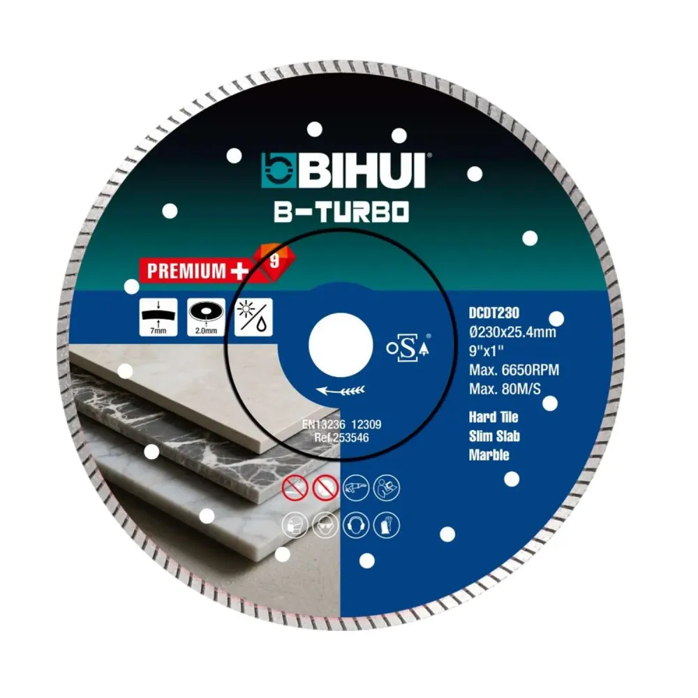 BIHUI diamantklinge B-TURBO PORCELAIN 125mm