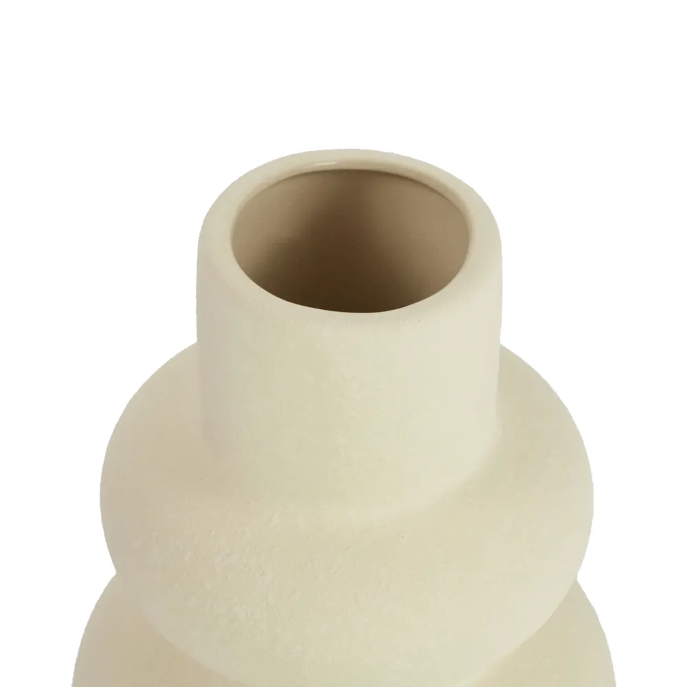 Bliss keramik vase sand 19,5 cm