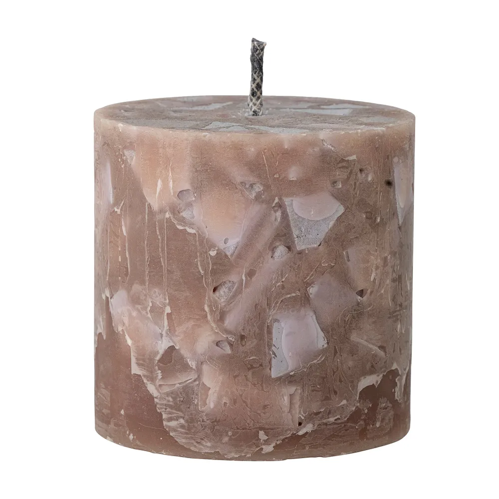 Bloomingville Brun Terrazzo Stearinlys Work Light