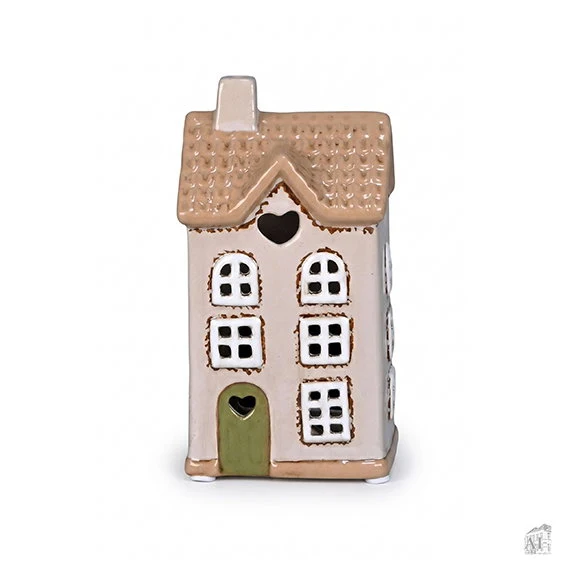 Blåt Hus til fyrfadslys Industrial Design