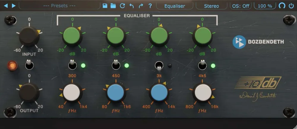 Boz +10dB Equaliser 2 - 20V