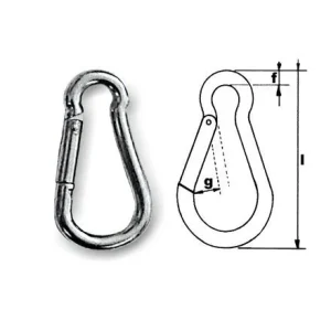 Brandmandshage non-corrosive - 70x7mm
