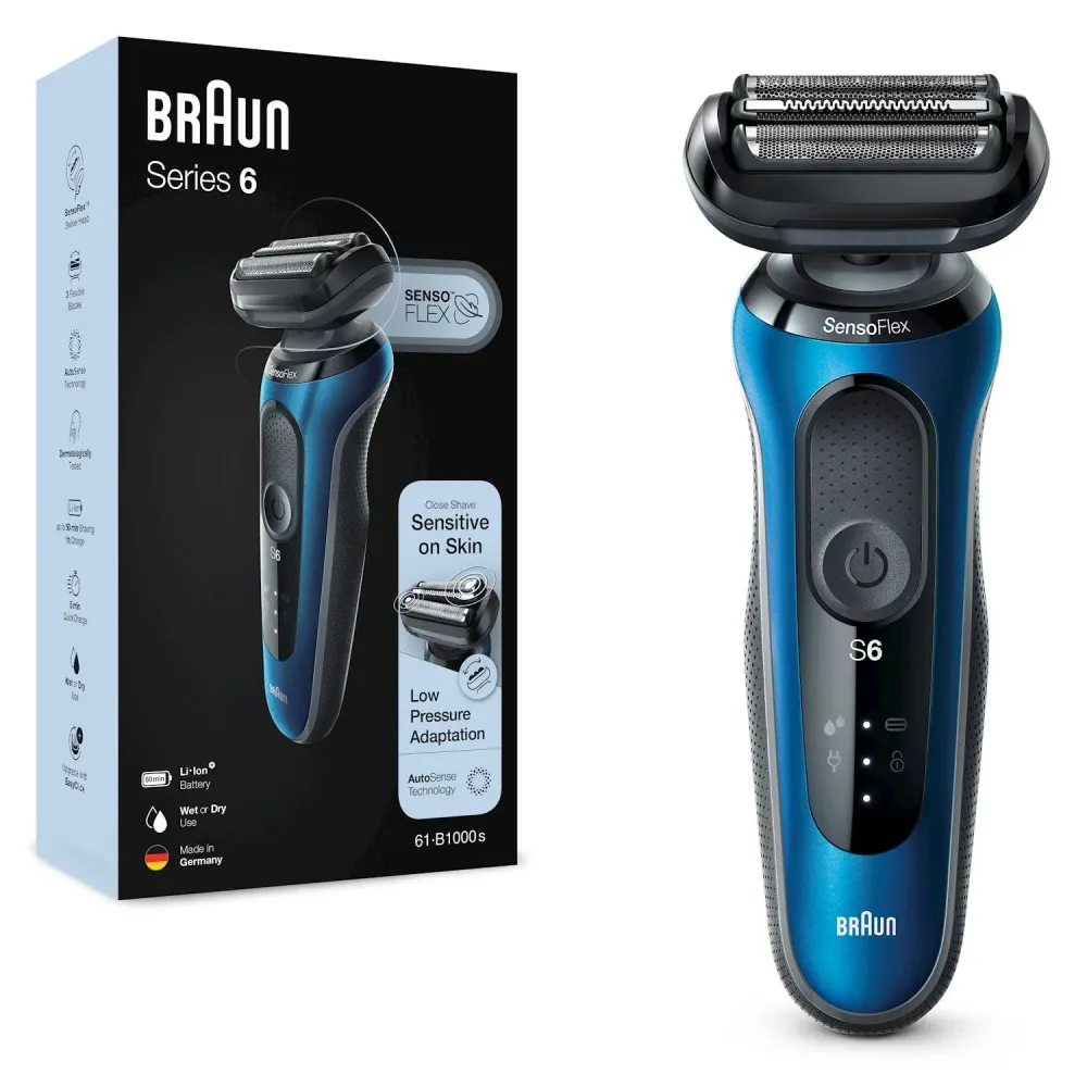 Braun Barbermaskine Shaver 61-B1000s Navy