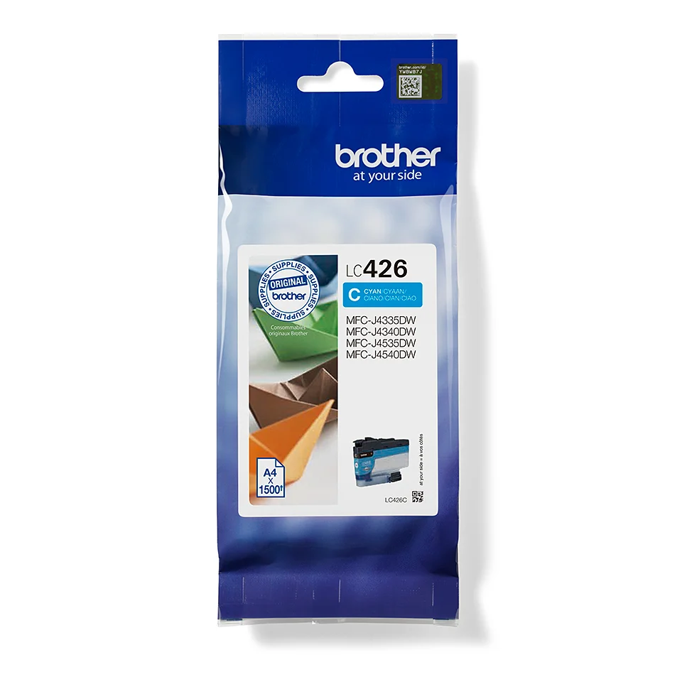 Brother LC426C blækpatron 1 stk Genuine Blå