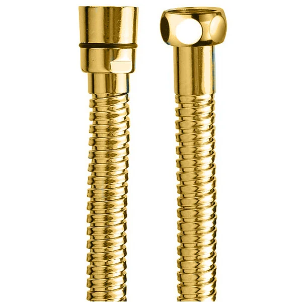 Bruserslange messing metallic viklet 150 cm