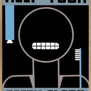 Butik your teeth clean 30x40