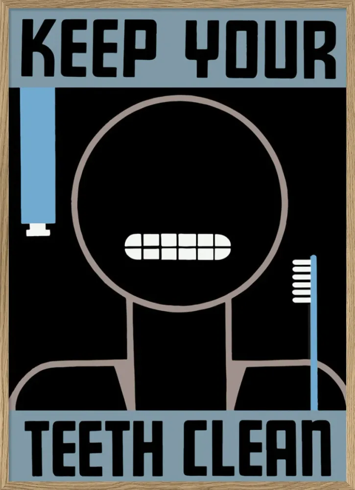 Butik your teeth clean 30x40