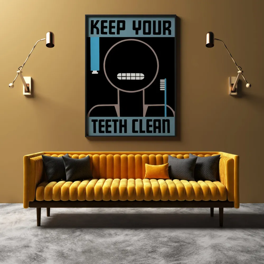 Butik your teeth clean 30x40