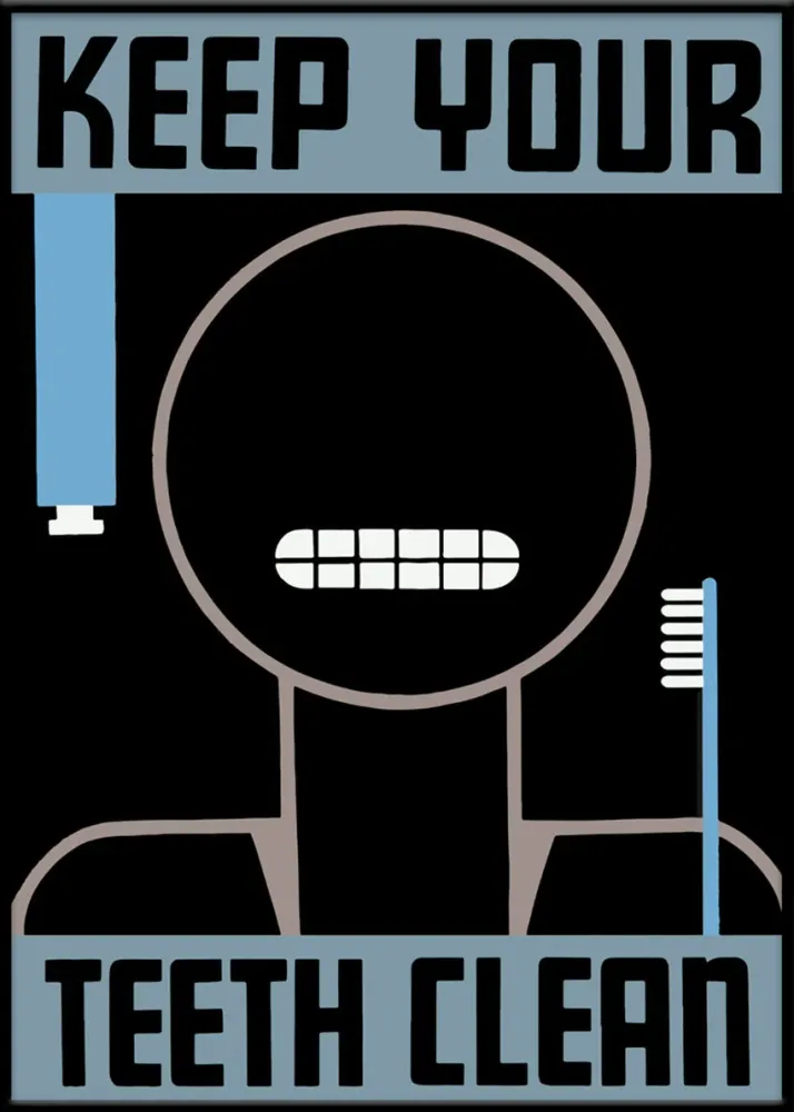 Butik your teeth clean 30x40