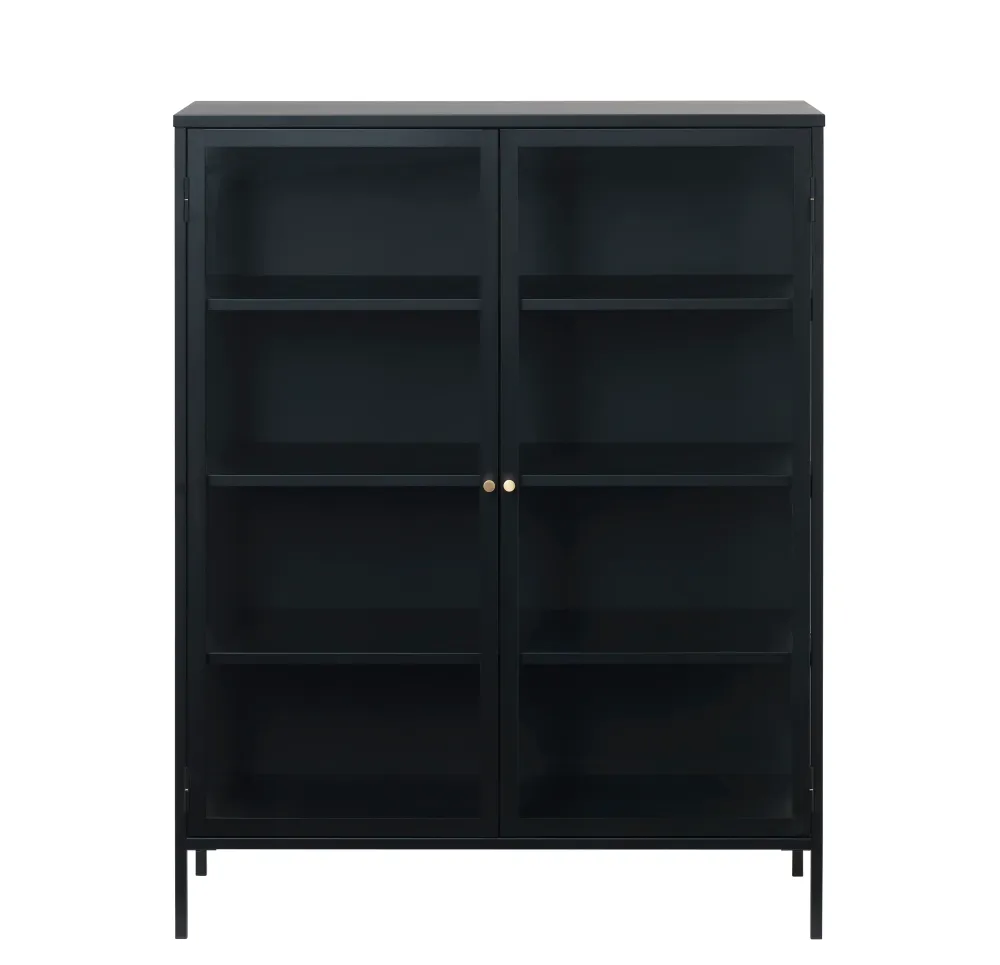 Carmel vitrineskab H140 cm.