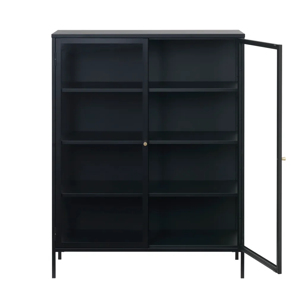 Carmel vitrineskab H140 cm.