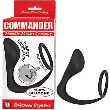 COMMANDER - Penisring Med Prostata Stimulator