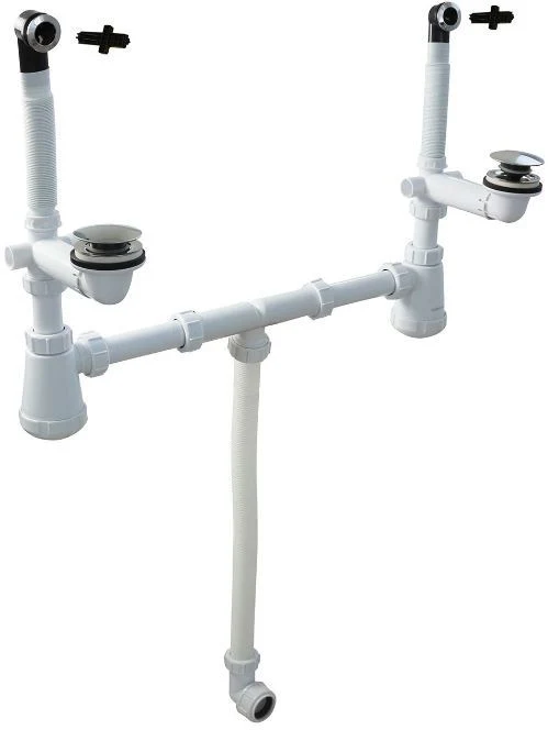 Cooke&Lewis Imandra twin vaskesifon