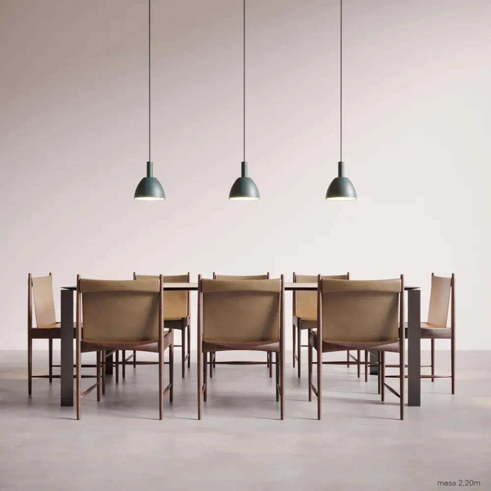 Cordless Bauhaus 90 S pendel Lumini Brun