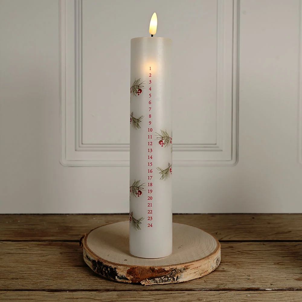 Cordless Kalenderlys LED H 24.5cm