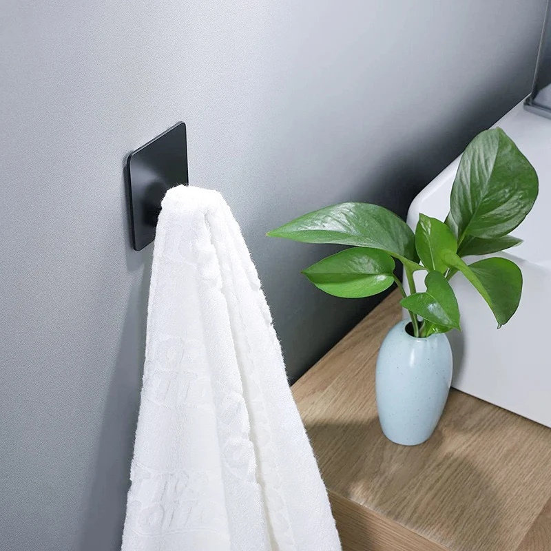 Cordless Stainless Steel Bathroom Hook 1pcs