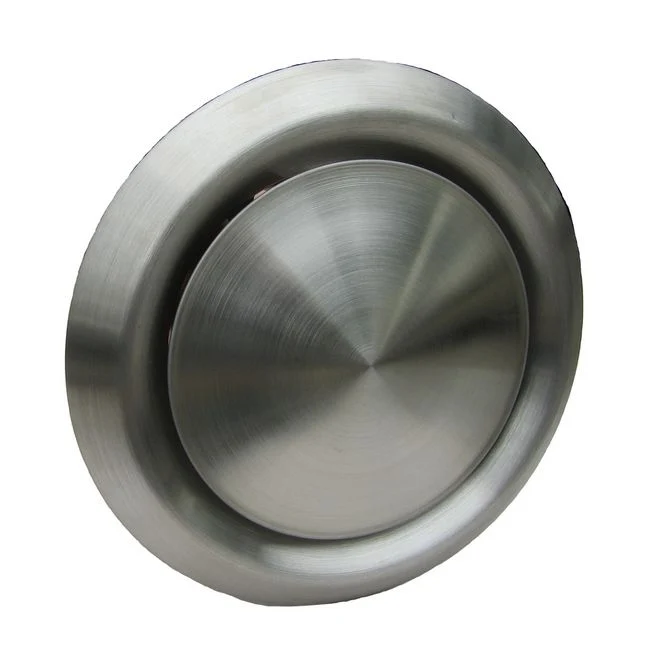 Darco anemostat 150 mm i krom-nikkel med ramme