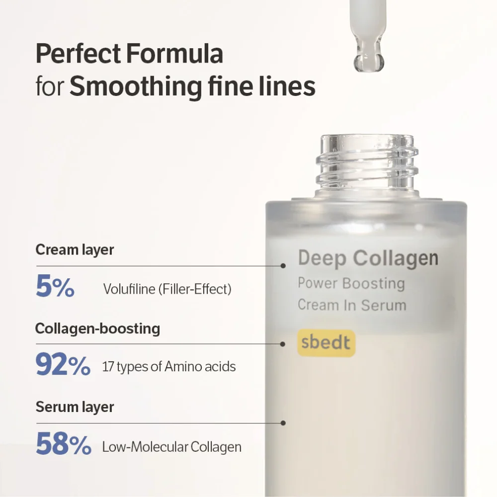 Deep Collagen Power Boosting Cream Serum 30ml