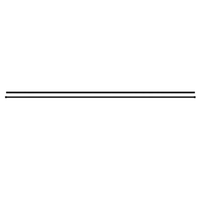 Dobbel gardinstang GoodHome Araxosi 19 mm 200 cm kegle mat-sort