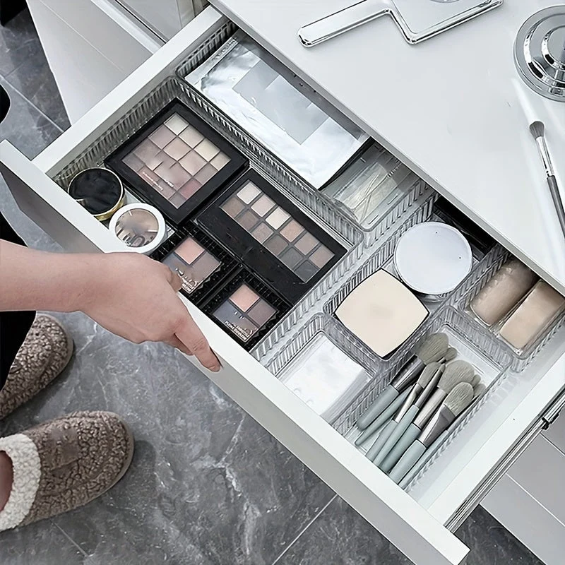 Drawer Organizer Set | Clear Acrylic Vanity Storage System
