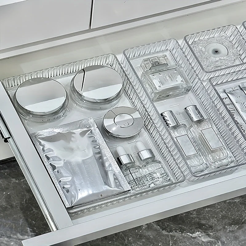 Drawer Organizer Set | Clear Acrylic Vanity Storage System