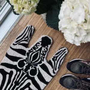 DØRMÅTTE 40x75 ZEBRA Kokos