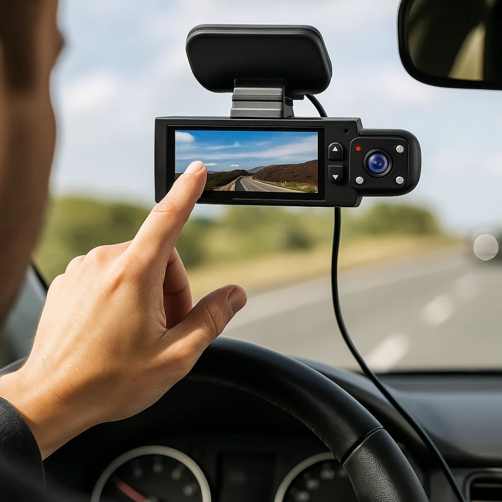 Dual Lens Dash Camera | 1080p WiFi Car Recording System