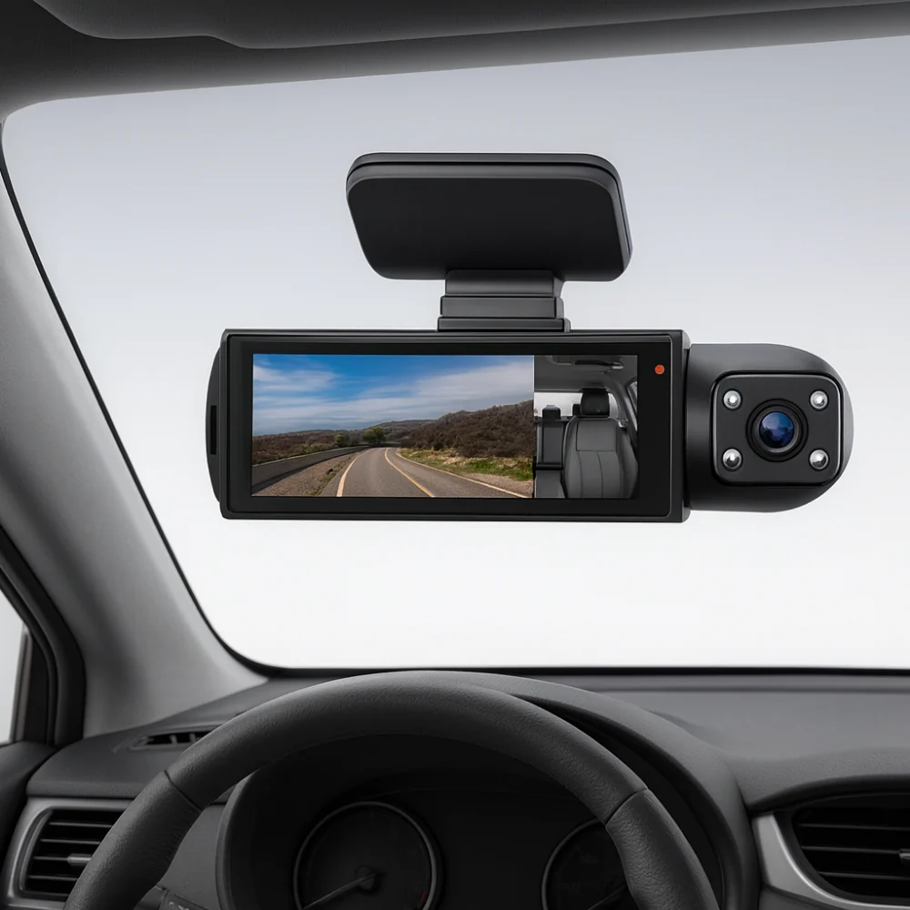 Dual Lens Dash Camera | 1080p WiFi Car Recording System