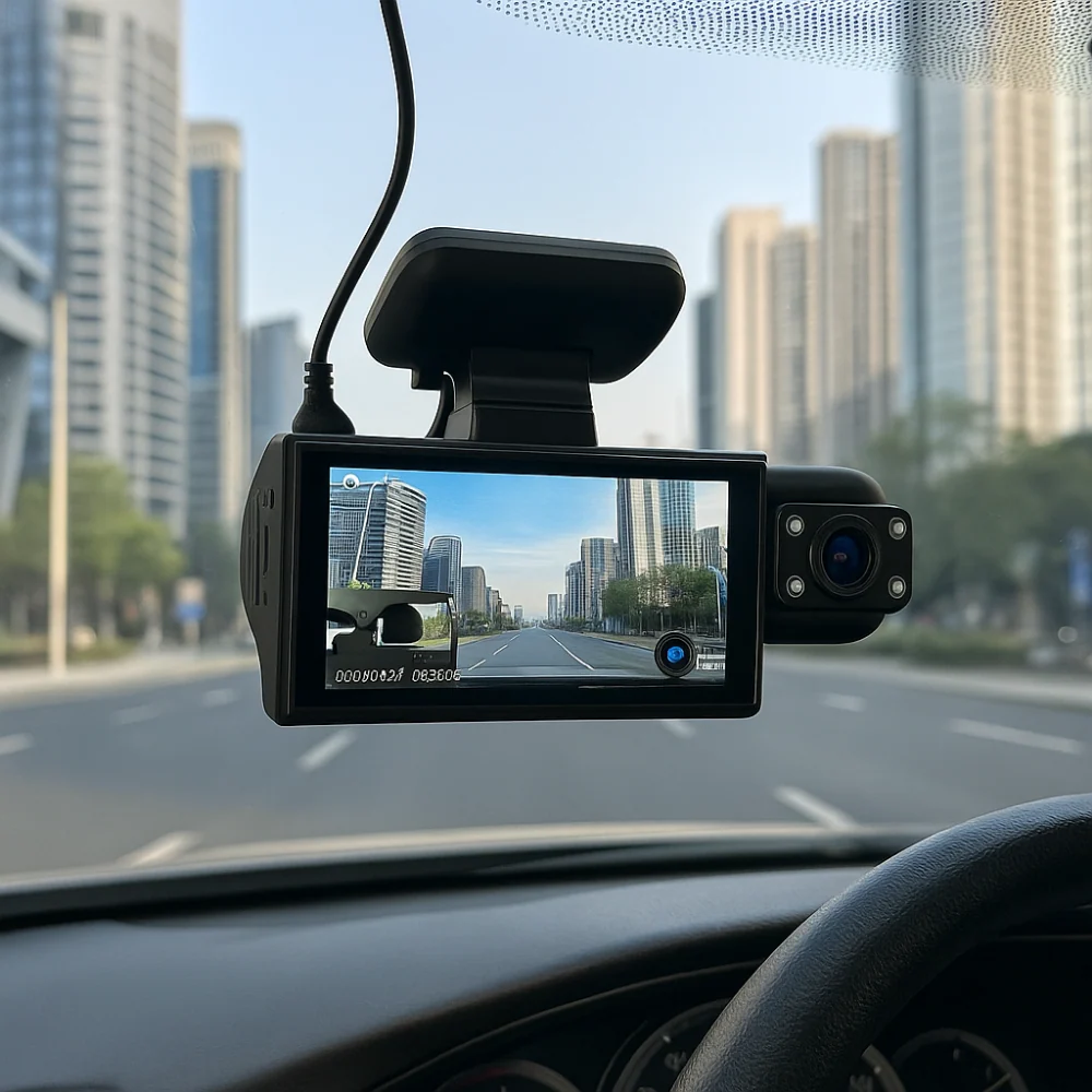 Dual Lens Dash Camera | 1080p WiFi Car Recording System