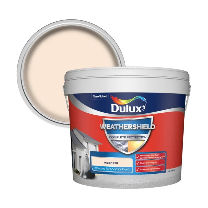 Dulux Alt-inklusiv facademaling magnolia 10 l