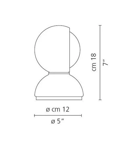 Eclisse bordlampe artemide Work Light Hvid