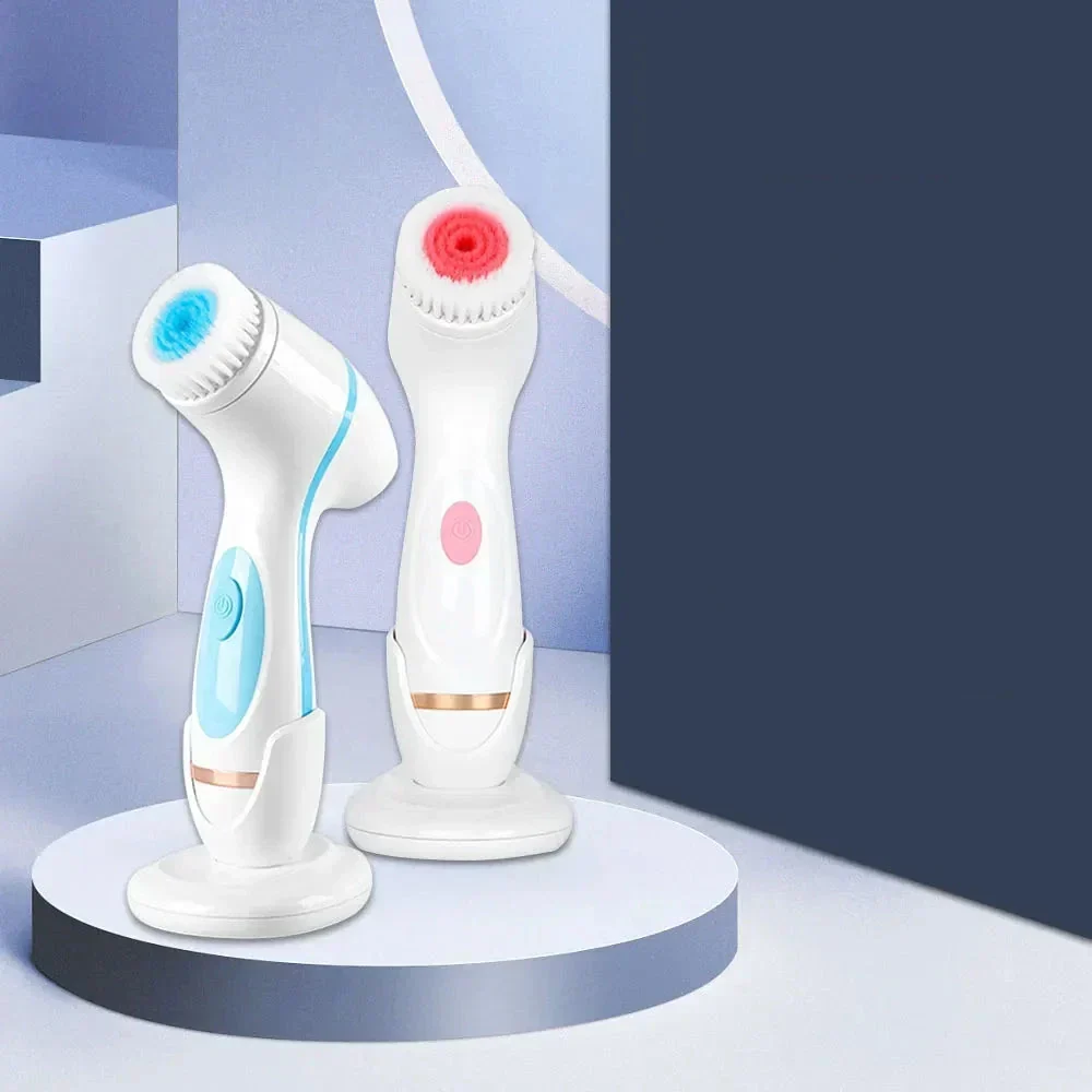 Electric Facial Cleansing Brush | 3--1 Sonic Technology System Pink