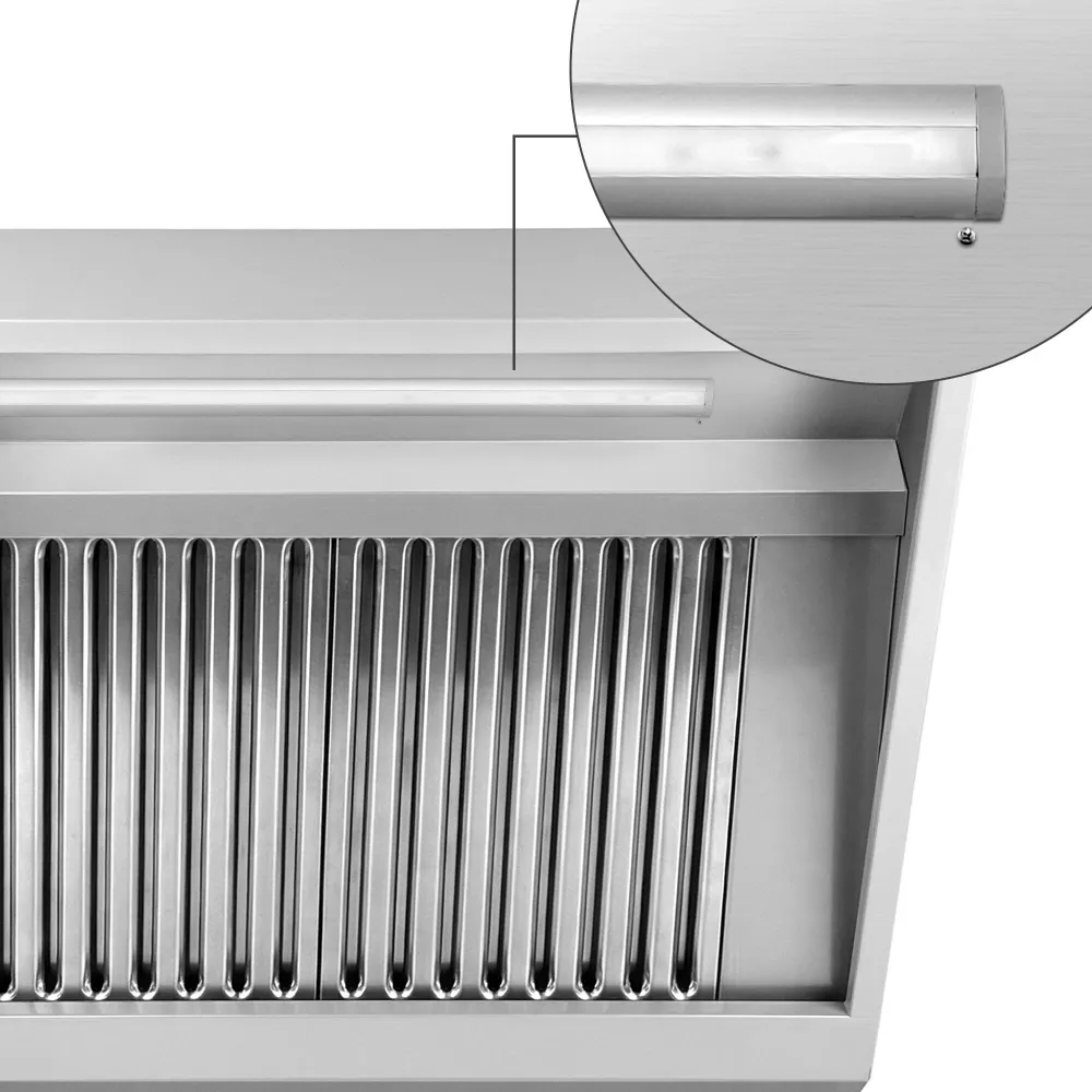 Væg emfang 1.4m - med motor, controller, filter og lampe