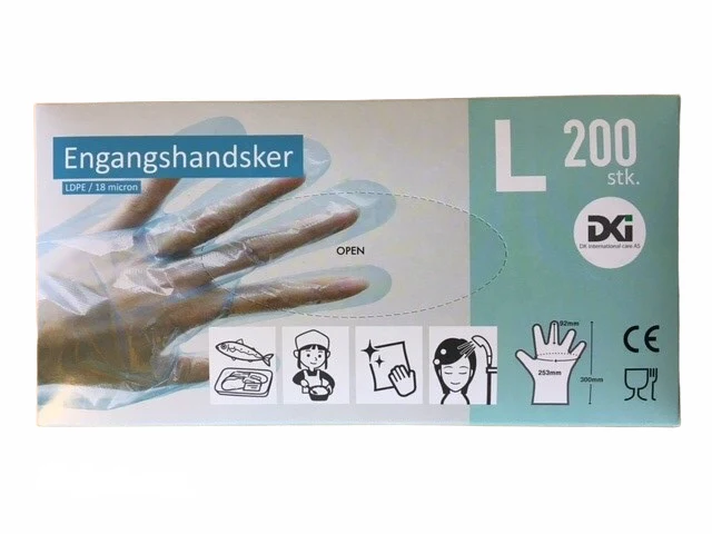 Engangshandsker LDPE 200 stk
