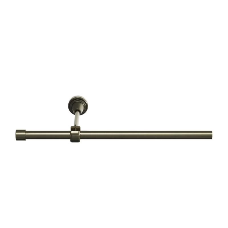 Enkelt gardinstang Goodhome Antiki 16 mm 240 cm med guldkugle